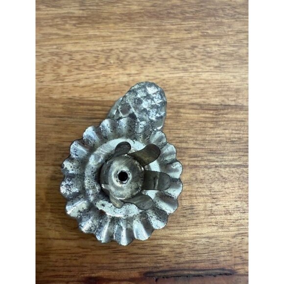 Vintage Silver Tone Christmas Tree Candle Clips Holders Pinecone Clips Set 15 pc - Picture 3 of 14